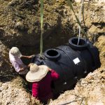 emergency septic tank installation
